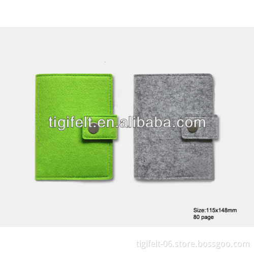 Notebook With Felt Cover